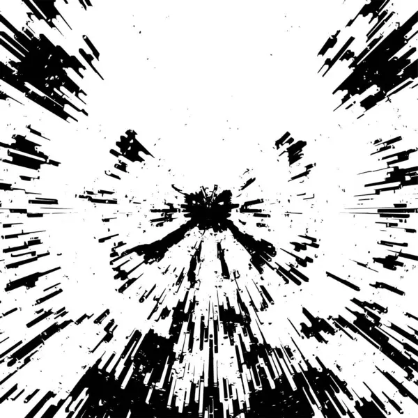Zwart Wit Grunge Achtergrond Abstracte Explosie Vuurwerk Achtergrond — Stockvector