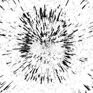 Siyah ve beyaz dokular. Soyut grunge arkaplanı. vektör illüstrasyonu