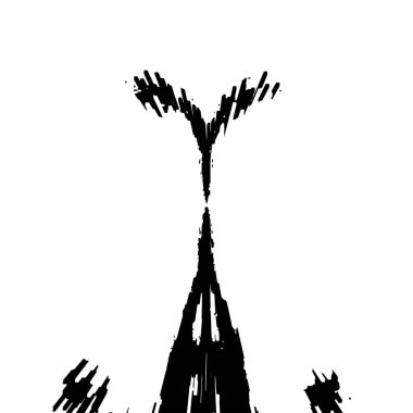 Siyah ve beyaz dokular. Soyut grunge arkaplanı. vektör illüstrasyonu