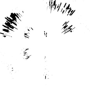 Çizgileri olan soyut grunge siyah beyaz arkaplan. vektör illüstrasyonu