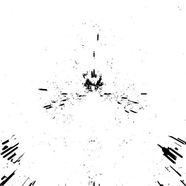 Çizgileri olan soyut grunge siyah beyaz arkaplan. vektör illüstrasyonu