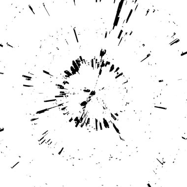 Çizgileri olan soyut grunge siyah beyaz arkaplan. vektör illüstrasyonu