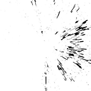 Çizgileri olan soyut grunge siyah beyaz arkaplan. vektör illüstrasyonu