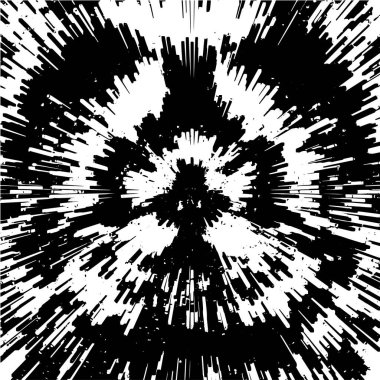  Soyut doku, siyah beyaz arkaplan. vektör illüstrasyonu   