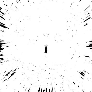 Siyah beyaz arka plan, soyut doku. vektör illüstrasyonu  