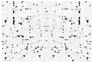 Kirli desenli tek renkli vintage yüzey. Soyut siyah ve beyaz vektör arkaplanı.