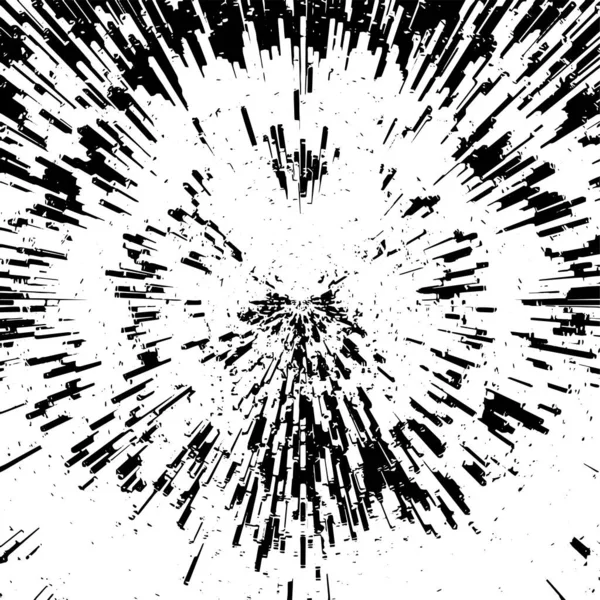 Zwart Wit Grunge Achtergrond Abstract Oppervlak Met Lijnen Vectorillustratie — Stockvector