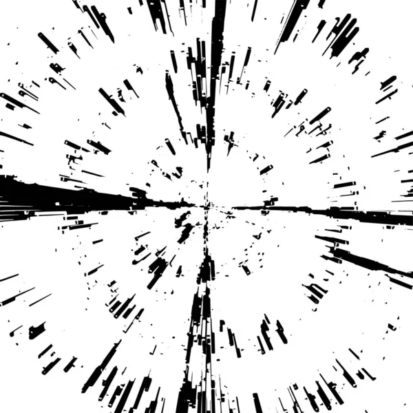 Černá Bílá Grunge Pozadí Abstraktní Povrch Čárami Vektorová Ilustrace — Stockový vektor