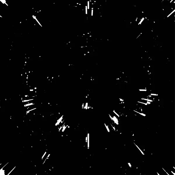 Grunge Overlay Van Zwart Wit Textuur Abstracte Vectorachtergrond — Stockvector
