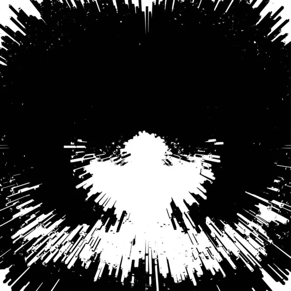 Fondo Grunge Blanco Negro Superficie Abstracta Con Líneas Ilustración Vectorial — Vector de stock