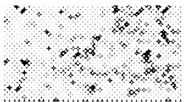 Kirli desenli tek renkli vintage yüzey. Soyut siyah ve beyaz vektör arkaplanı.