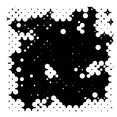 Kirli desenli tek renkli vintage yüzey. Soyut siyah ve beyaz vektör arkaplanı.