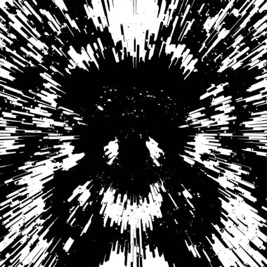 Vektör çizimi. siyah ve beyaz arkaplan, soyut doku.  