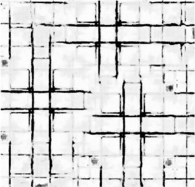 Soyut siyah-beyaz vektör arkaplanı. Kirli desenli tek renkli vintage yüzey.