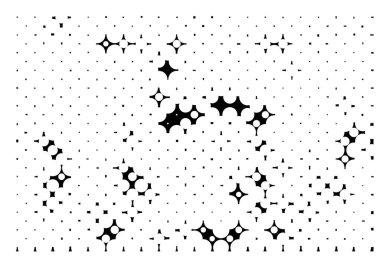 Grunge üst üste biniyor. Soyut siyah-beyaz vektör arkaplanı. Çatlaklarda, noktalarda, noktalarda kirli desenli tek renkli vintage yüzey. 