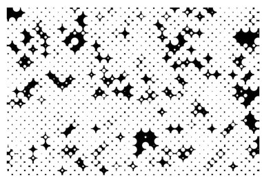 Grunge üst üste biniyor. Soyut siyah-beyaz vektör arkaplanı. Çatlaklarda, noktalarda, noktalarda kirli desenli tek renkli vintage yüzey. 
