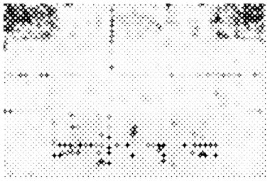Siyah ve beyaz element vektör illüstrasyonlu desen