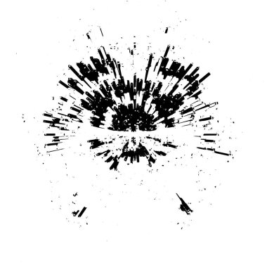 siyah ve beyaz grunge arkaplan, soyut yüzey çizgileri. vektör illüstrasyonu 