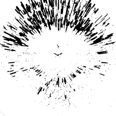 Grunge siyah ve beyaz tehlike dokusu. vektör arkaplanı soyut doku.