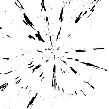 Grunge siyah ve beyaz tehlike dokusu. vektör arkaplanı soyut doku.