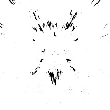 Grunge siyah ve beyaz tehlike dokusu. vektör arkaplanı soyut doku.