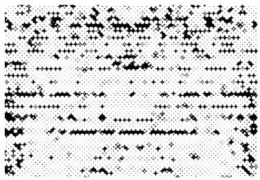 Grunge siyah ve beyaz tehlike dokusu. vektör arkaplanı soyut doku.