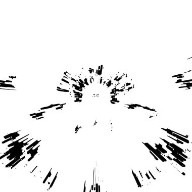 Grunge siyah ve beyaz tehlike dokusu. vektör arkaplanı soyut doku.