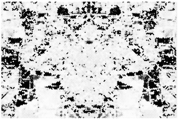 Kirli desenli tek renkli vintage yüzey. Soyut siyah ve beyaz vektör arkaplanı.