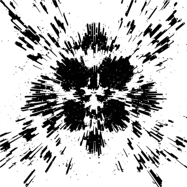 Illustration Vectorielle Fond Abstrait Texture Noir Blanc — Image vectorielle