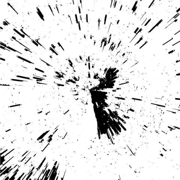 Fond Grunge Noir Blanc Surface Abstraite Avec Lignes Illustration Vectorielle — Image vectorielle