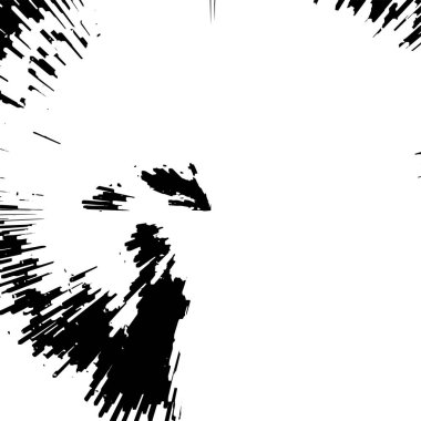  Soyut doku, siyah beyaz arkaplan. vektör illüstrasyonu   