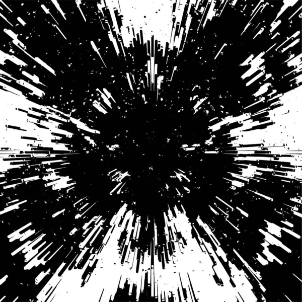 Черно Белый Абстрактный Рисунок Гранжа Фон — стоковый вектор