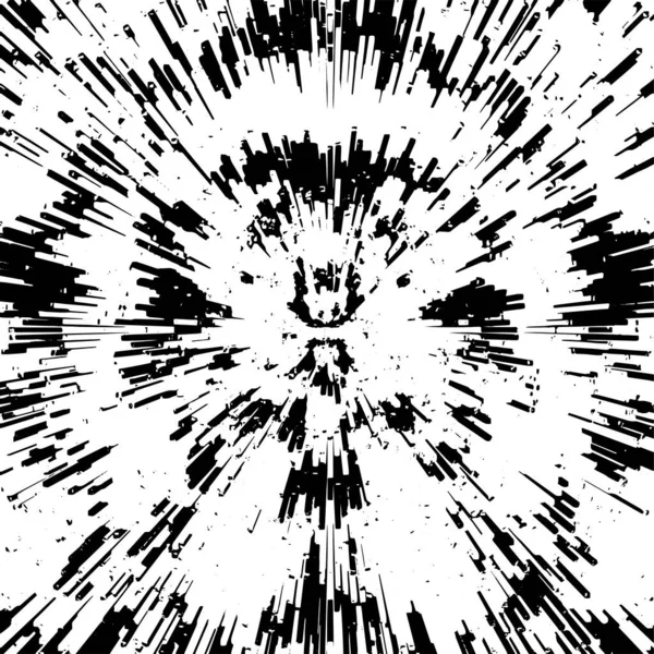黒と白の抽象的なグラウンジイラストの背景 — ストックベクタ