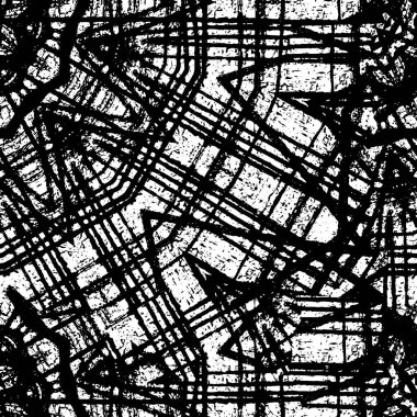 Soyut grunge arkaplanı. Monokrom dokusu. Siyah ve beyaz desenli arkaplan