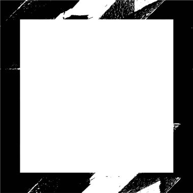 Grunge Frame. Şehir Arkaplanı Doku Vektörü. Toz tabakası. Sıkıntılı Grainy Grungy Çerçeve Efekti. Sıkıntılı Arkaplan Vektörü İllüstrasyonu.