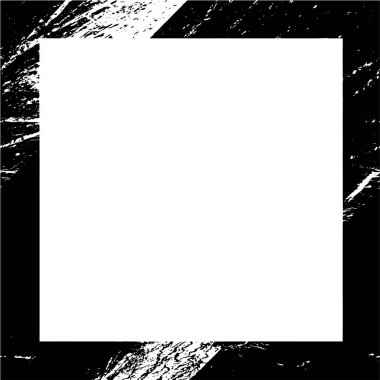 Grunge Frame. Şehir Arkaplanı Doku Vektörü. Toz tabakası. Sıkıntılı Grainy Grungy Çerçeve Efekti. Sıkıntılı Arkaplan Vektörü İllüstrasyonu.