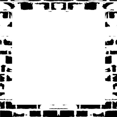 Tehlike örtüsü dokusu. Grunge çerçeve ya da sınır. Sıkıntı illüstrasyonu, grunge etkisi yaratmak için basitçe nesnenin üzerine yerleştir.