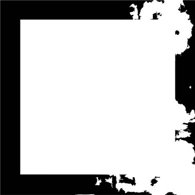 Siyah beyaz grunge. Grunge çerçeve ve sınır. Tehlike örtüsü dokusu. Sıkıntı illüstrasyonu, grunge etkisi yaratmak için basitçe nesnenin üzerine yerleştir