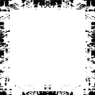 Soyut grunge çerçeve arkaplan dokusu. Sıkıntılı Arkaplan Vektörü İllüstrasyonu.