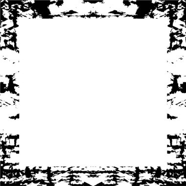 Soyut grunge çerçeve arkaplan dokusu. Sıkıntılı Arkaplan Vektörü İllüstrasyonu.