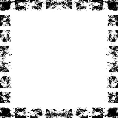 Soyut grunge çerçeve arkaplan dokusu. Sıkıntılı Arkaplan Vektörü İllüstrasyonu.