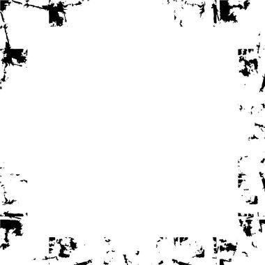 Grunge siyah çerçeve ya da beyaz arka planda sınır. Tehlike örtüsü dokusu. Sıkıntı illüstrasyonu, grunge etkisi yaratmak için basitçe nesnenin üzerine yerleştir.