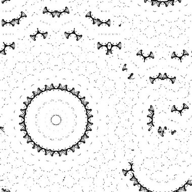 siyah ve beyaz geometrik desen. vektör illüstrasyonu