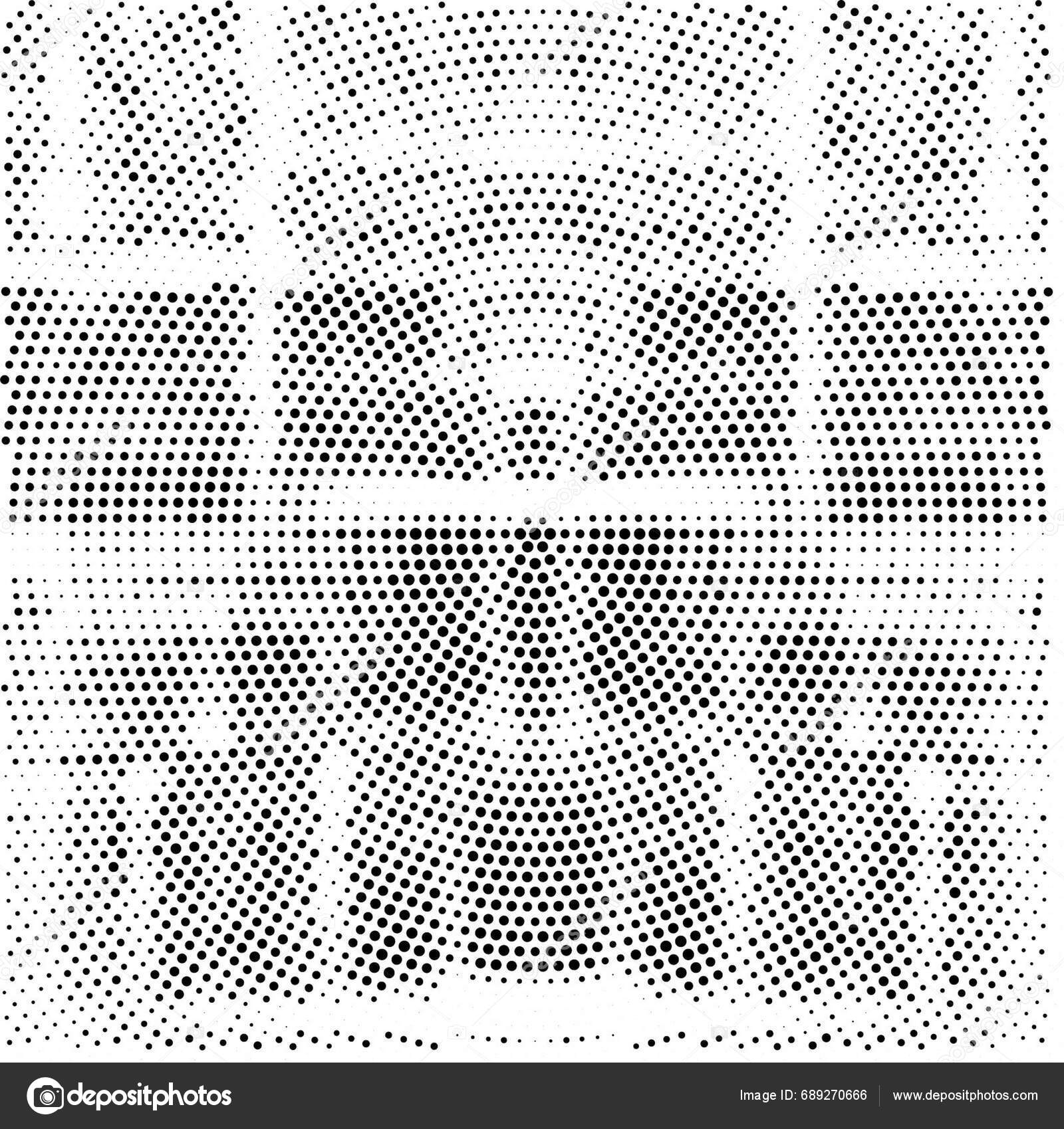 Black White Geometric Pattern Vector Illustration Stock Vector by