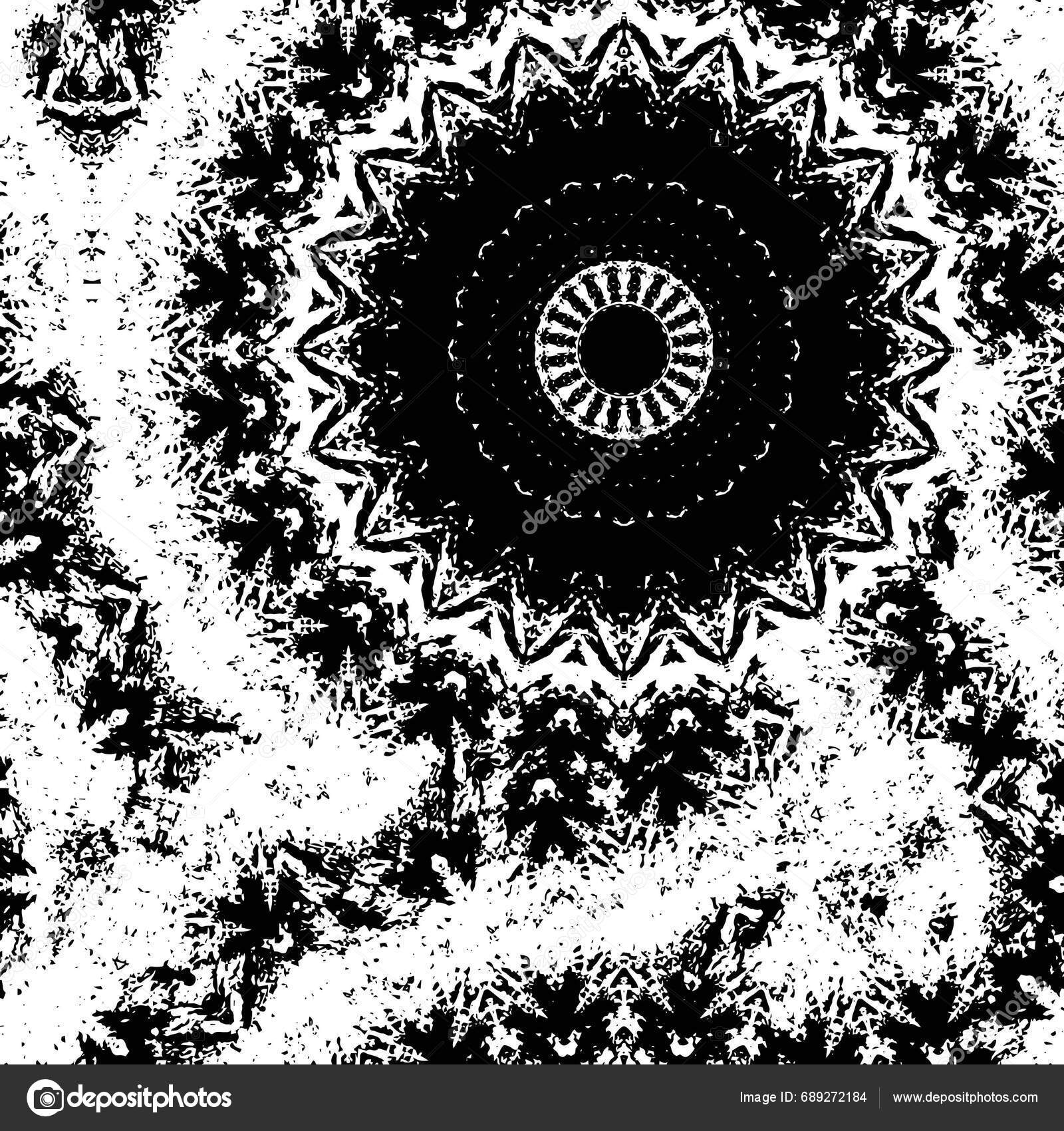 Black White Abstract Background Vector Illustration Stock Vector by