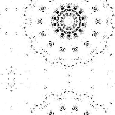 siyah ve beyaz geometrik desen. vektör illüstrasyonu