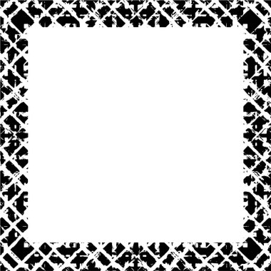 Tasarım için siyah çerçeveli beyaz arkaplan