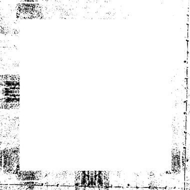 Siyah beyaz dokuda sıkıntılı çerçeve arkaplanı 