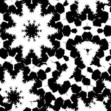 Soyut monokrom grunge arkaplanı. Siyah ve beyaz desen