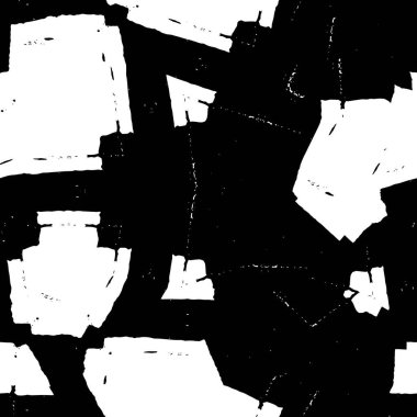 Soyut monokrom grunge arkaplanı. Siyah ve beyaz desen